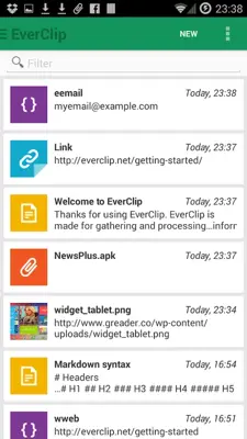 EverClip android App screenshot 5